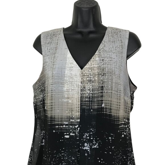 Iris Setlakwe Vibrant Flowing Neutral Top Size 10 - Picture 3 of 7